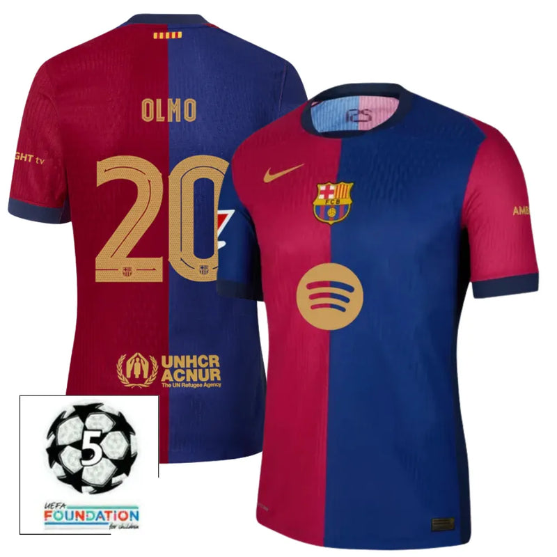 #20 OLMO Camiseta Hombre Primera Equipación 24/25 FC Barcelona