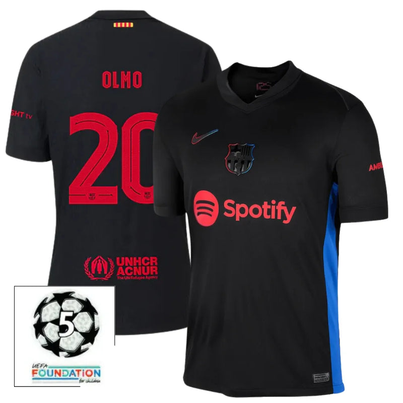 #20 OLMO Camiseta Hombre Segunda Equipación 24/25 FC Barcelona