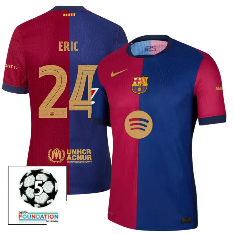 #24 ERIC Camiseta Hombre Primera Equipación 24/25 FC Barcelona