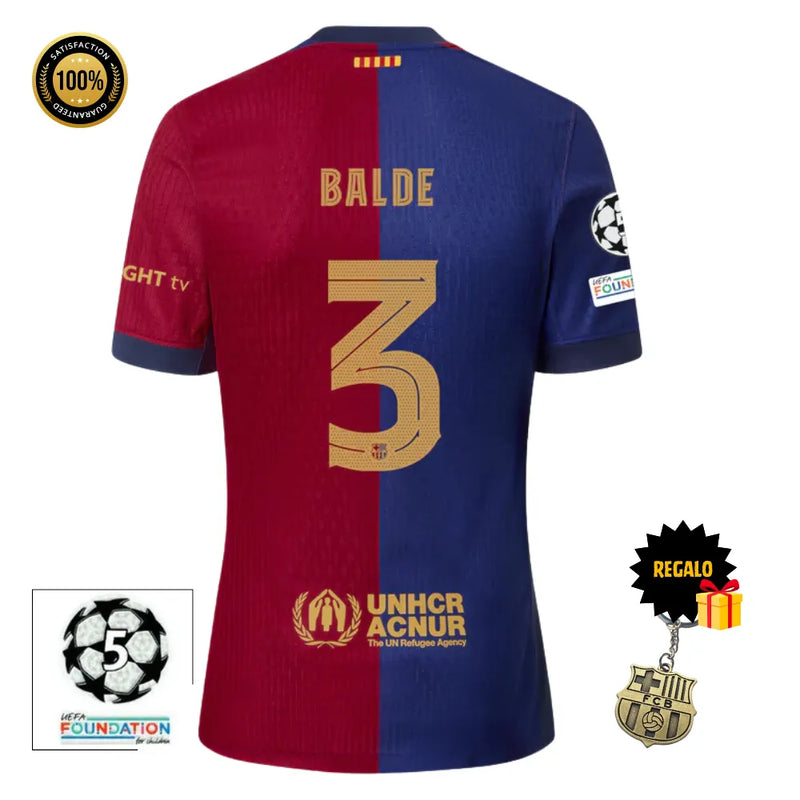 #3 BALDE Camiseta Hombre Primera Equipación 24/25 FC Barcelona