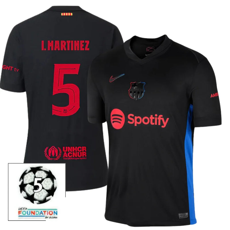 #5 I. MARTINEZ Camiseta Hombre Segunda Equipación 24/25 FC Barcelona