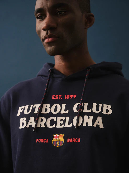 Hoodie Barça Crest navy