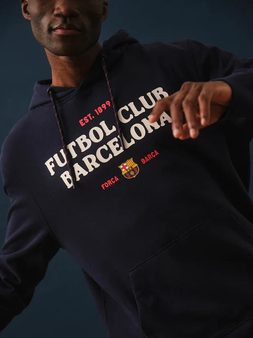 Hoodie Barça Crest navy