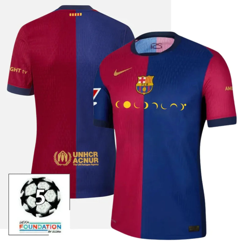 Camiseta Hombre Primera Equipación 24/25 FC Barcelona - Edición Especial Limitada de Coldplay